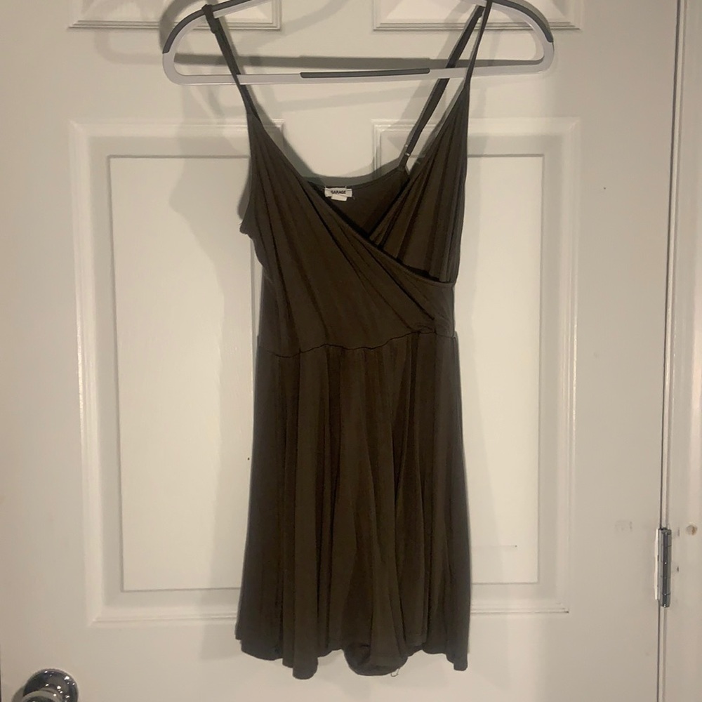 Small Army Green Romper